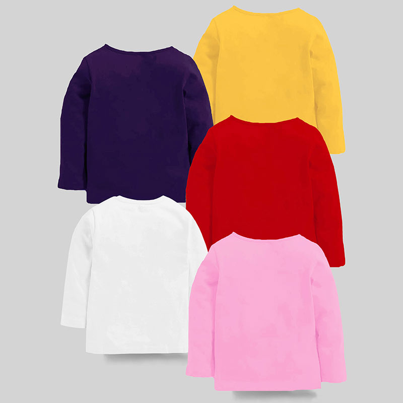 KUCHIPOO Girls Full Sleeves T-Shirts