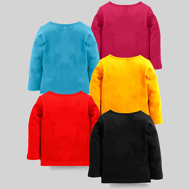 KUCHIPOO Girls Full Sleeves T-Shirts