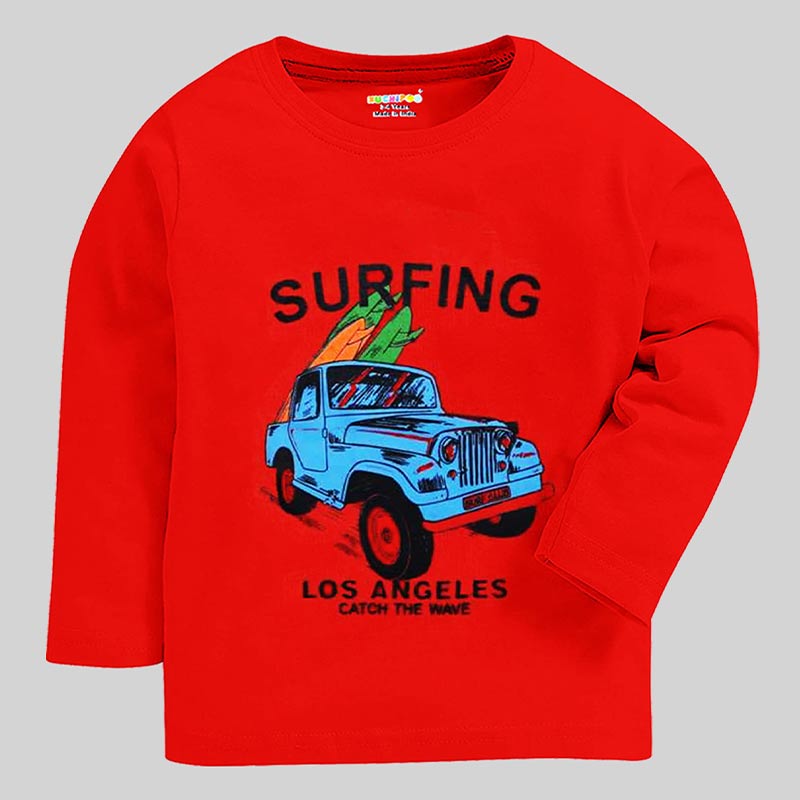 KUCHIPOO Boys Full Sleeves T-Shirts