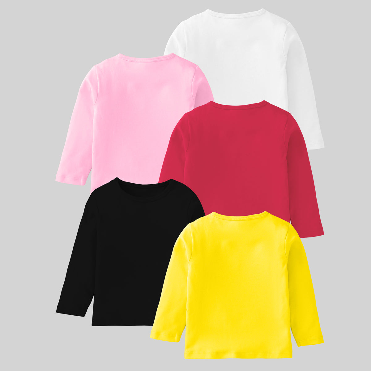 KUCHIPOO Girls Full Sleeves T-Shirts