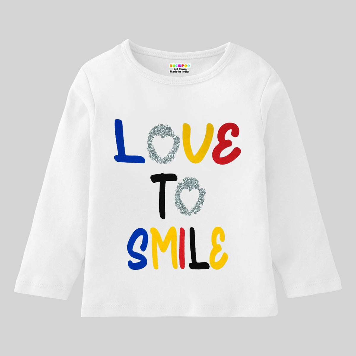 KUCHIPOO Girls Full Sleeves T-Shirts