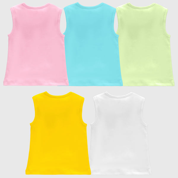 Kuchipoo Girls Sleeveless T-Shirts