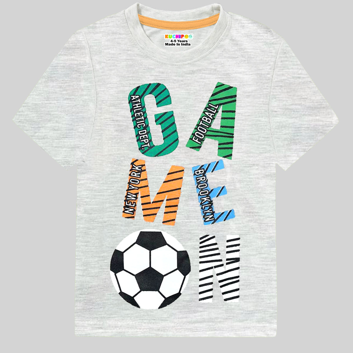 KUCHIPOO Boys Half Sleeves T-Shirts