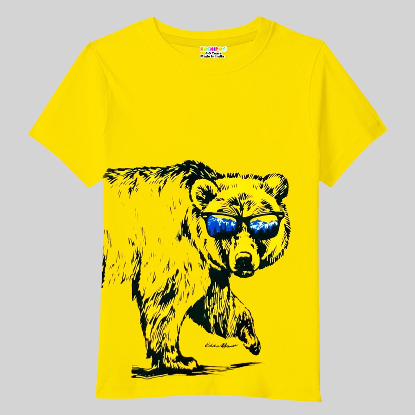 KUCHIPOO Boys Half Sleeves T-Shirts