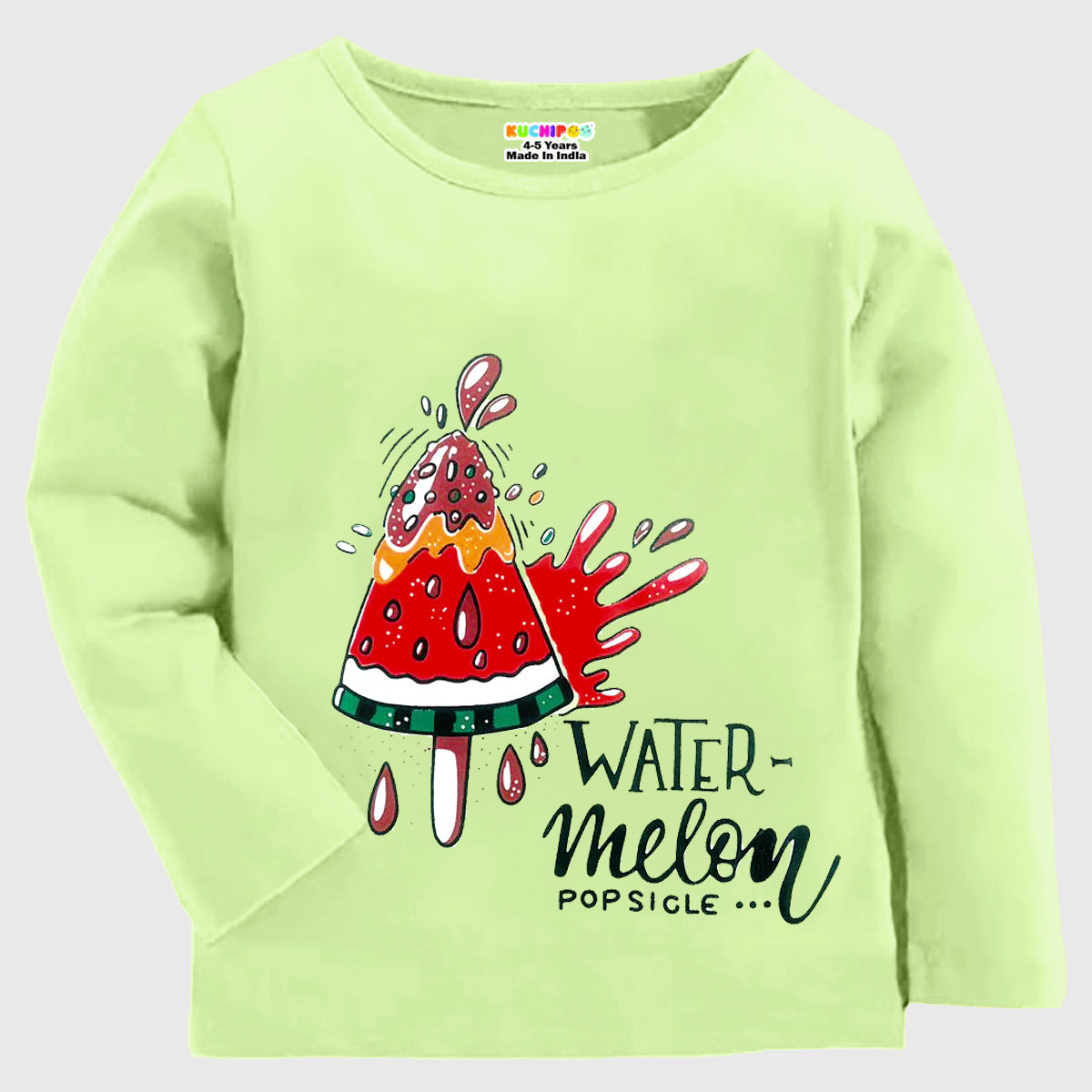 KUCHIPOO Girls Full Sleeves T-Shirts