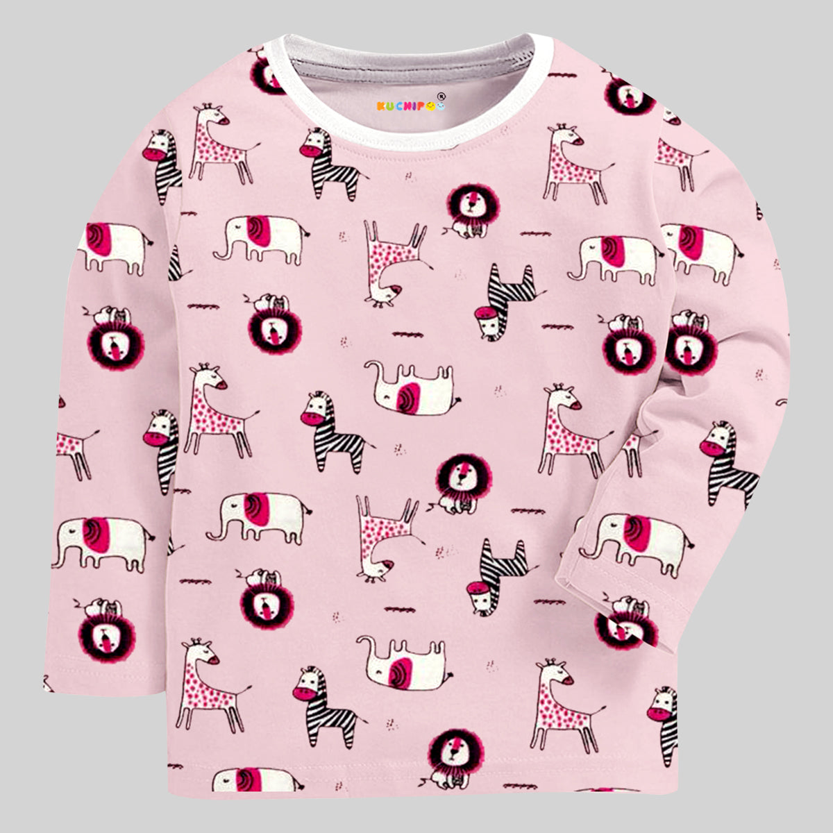 KUCHIPOO Boys Full Sleeves T-Shirts