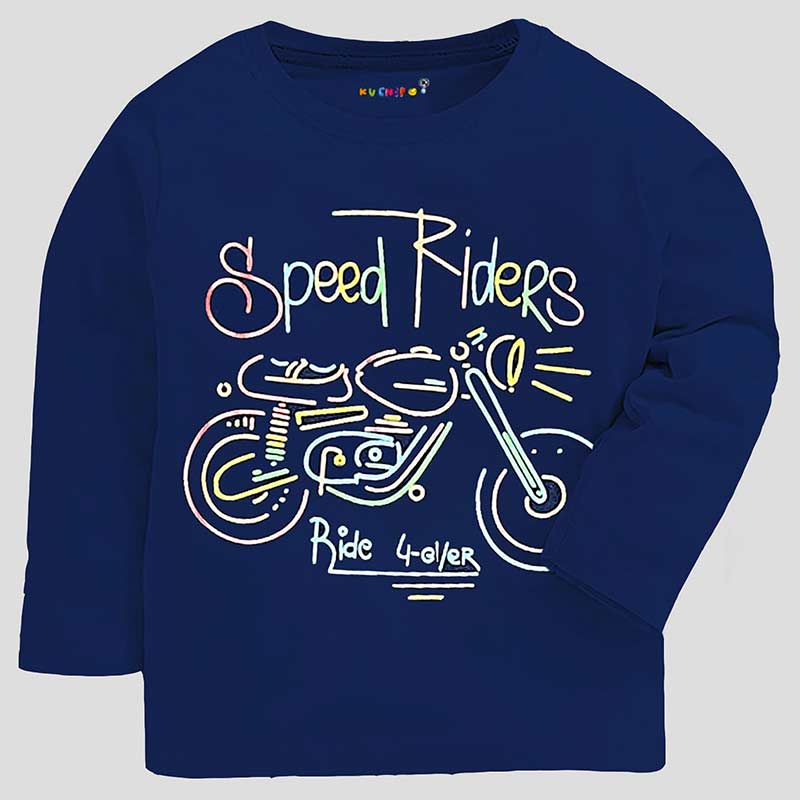 KUCHIPOO Boys Full Sleeves  T-Shirts