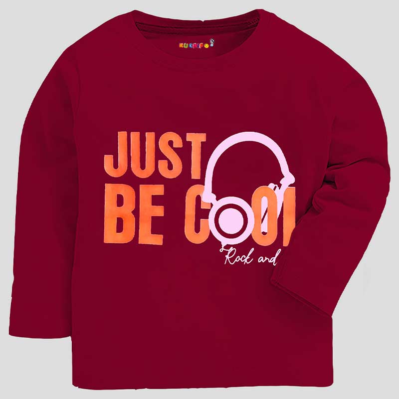 KUCHIPOO Boys Full Sleeves  T-Shirts