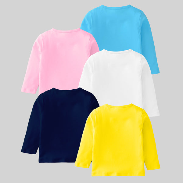 KUCHIPOO Girls Full Sleeves T-Shirts