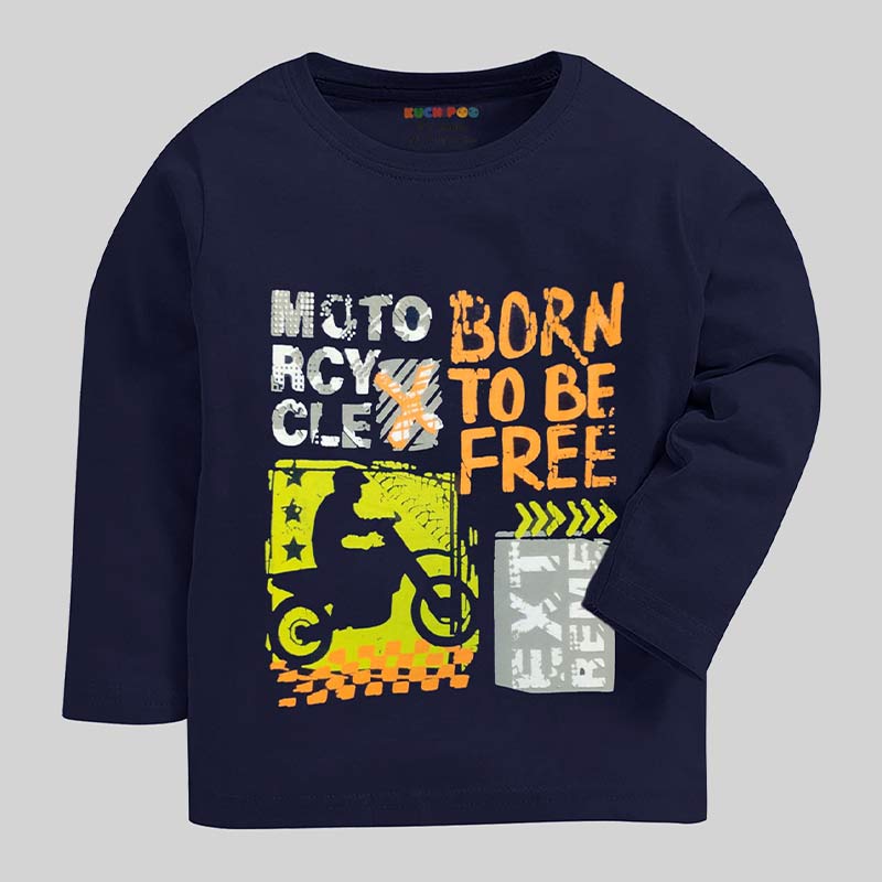 KUCHIPOO Boys Full Sleeves T-Shirts
