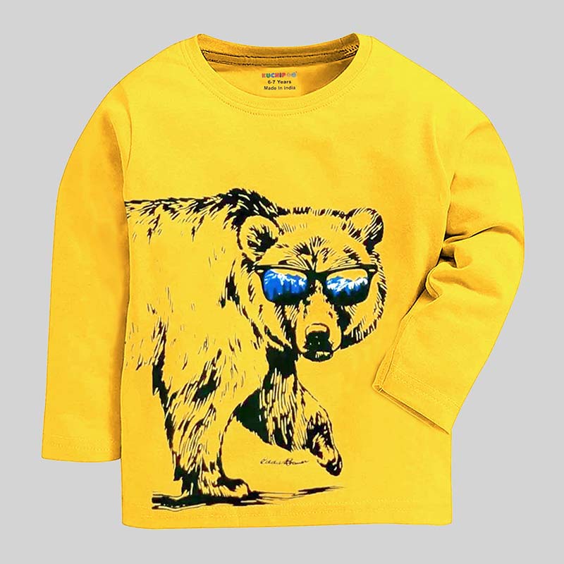 KUCHIPOO Boys Full Sleeves T-Shirts