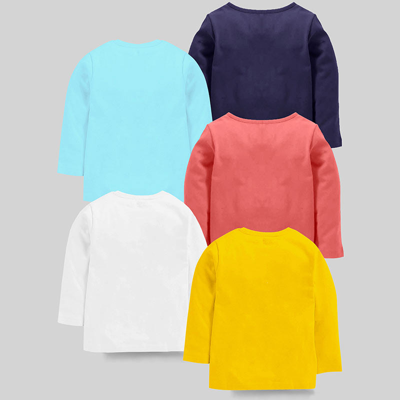 KUCHIPOO Girls Full Sleeves T-Shirts