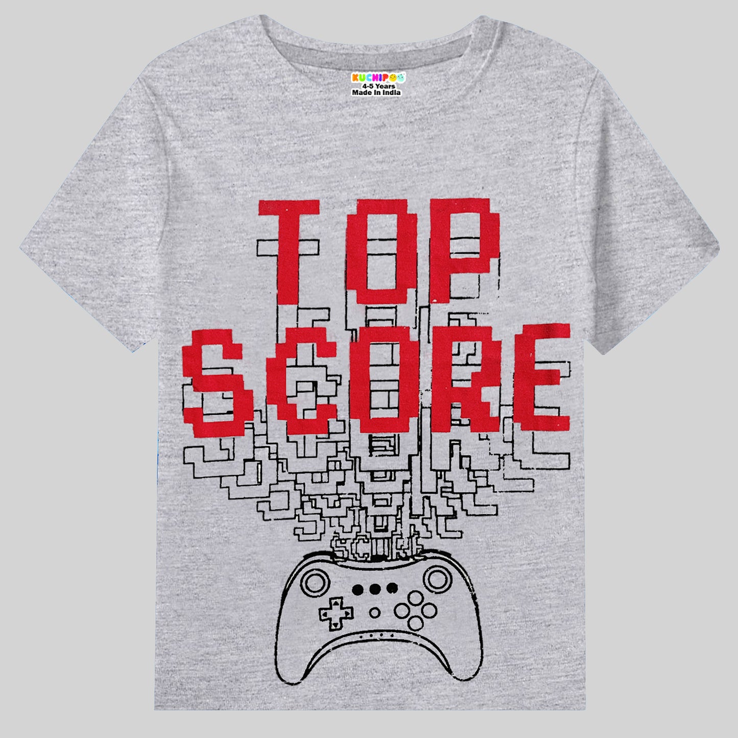 KUCHIPOO Boys Half Sleeves T-Shirts