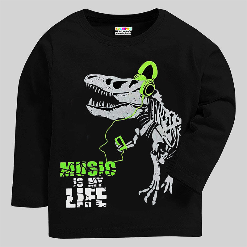 KUCHIPOO Boys Full Sleeves T-Shirts