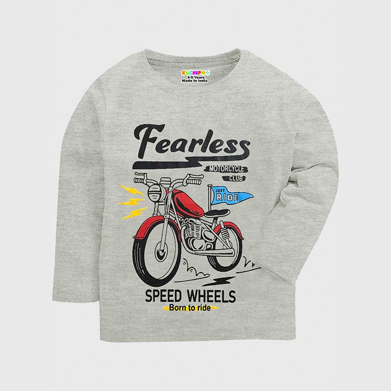 KUCHIPOO Boys Full Sleeves T-Shirts