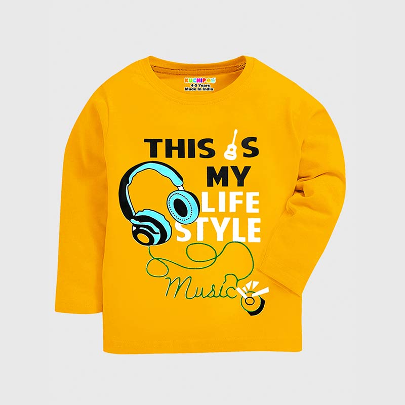 KUCHIPOO Boys Full Sleeves T-Shirts