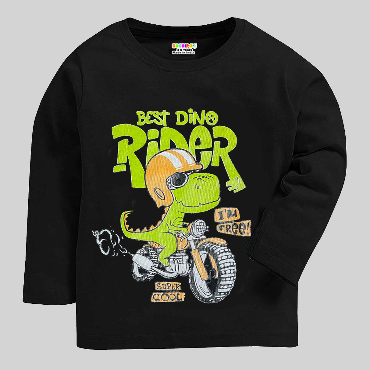 KUCHIPOO Boys Full Sleeves T-Shirts