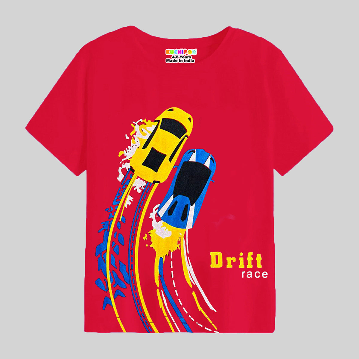 KUCHIPOO Boys Half Sleeves T-Shirts