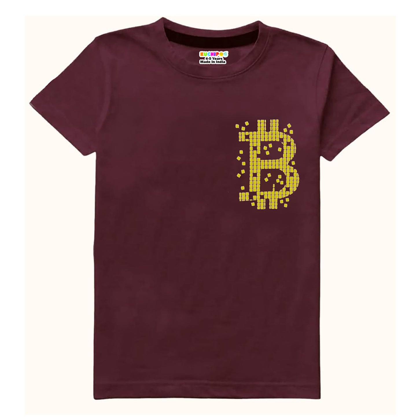 KUCHIPOO Boys Half Sleeves T-Shirts