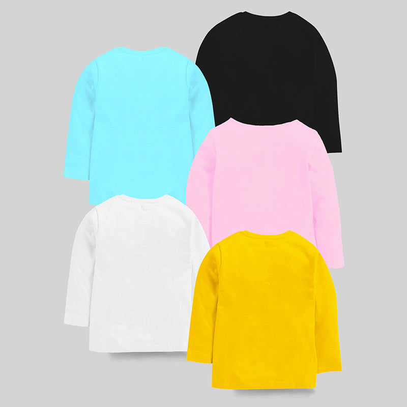 KUCHIPOO Girls Full Sleeves T-Shirts