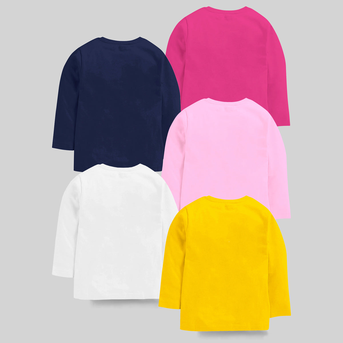 KUCHIPOO Girls Full Sleeves T-Shirts