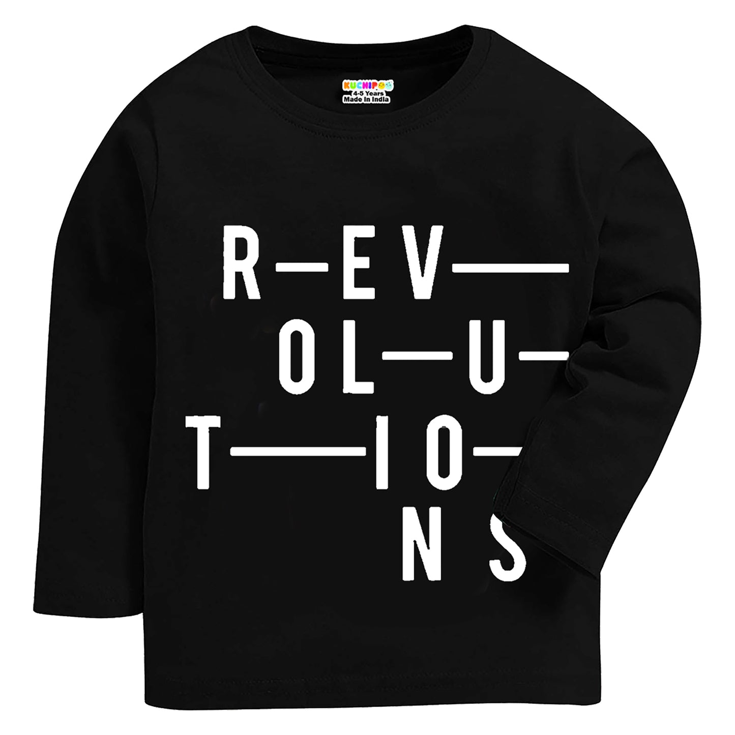 KUCHIPOO Boys Full Sleeves T-Shirts