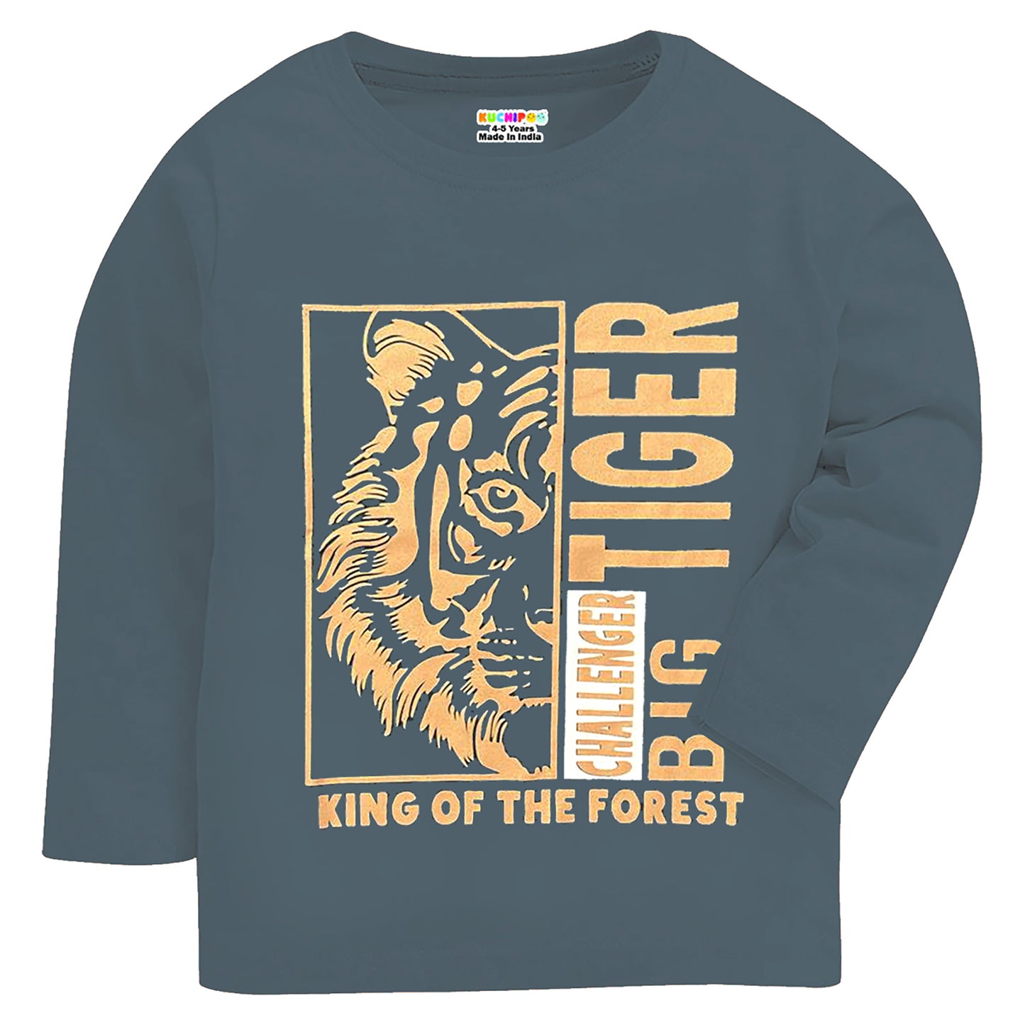 KUCHIPOO Boys Full Sleeves T-Shirts