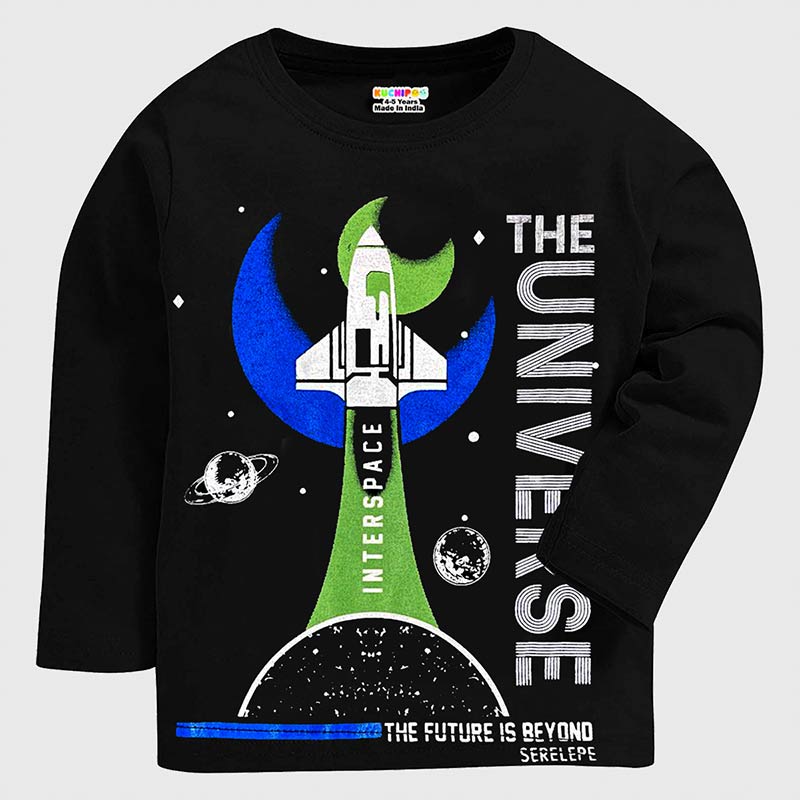 KUCHIPOO Boys Full Sleeves T-Shirts