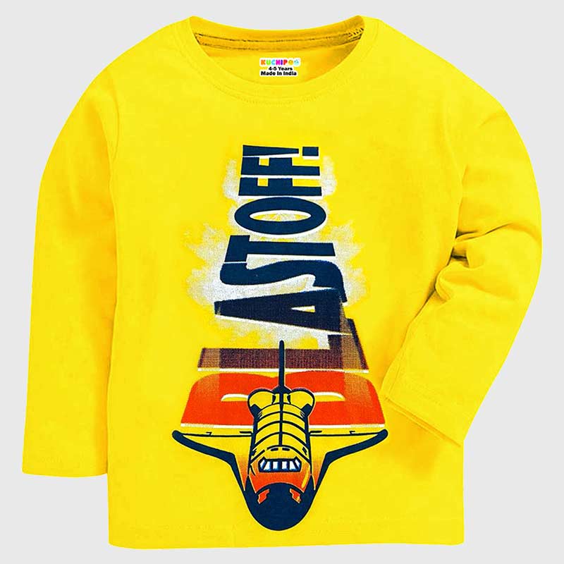 KUCHIPOO Boys Full Sleeves T-Shirts