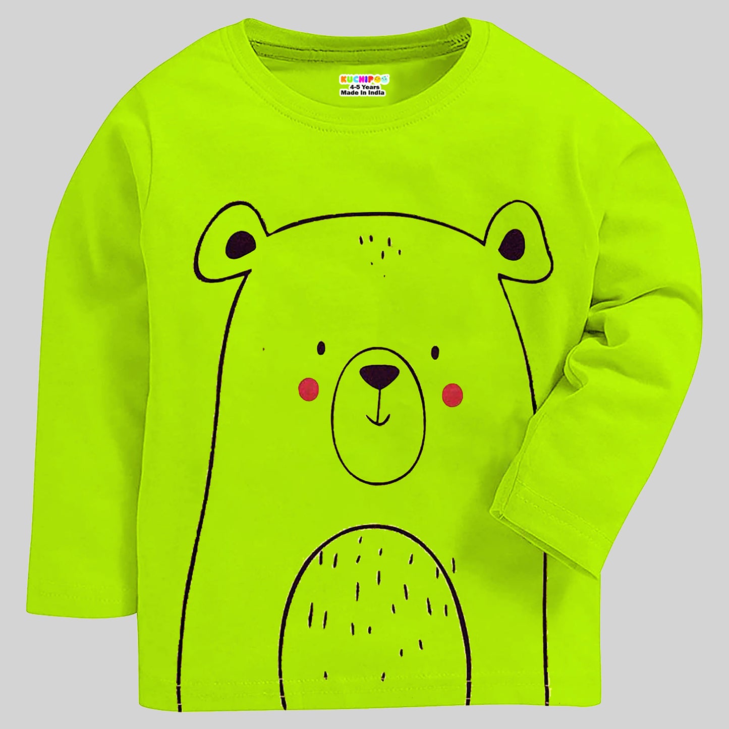 KUCHIPOO Baby Boys and Baby Girls Full Sleeves T-Shirts