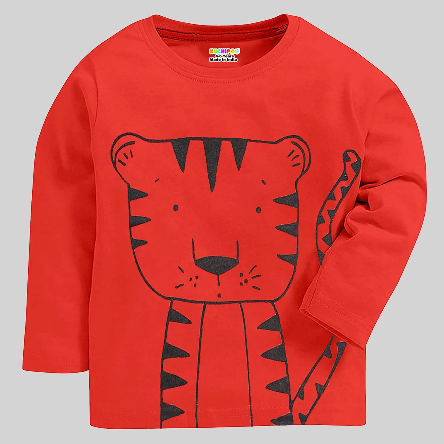 KUCHIPOO Baby Boys and Baby Girls Full Sleeves T-Shirts