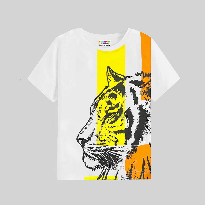 KUCHIPOO Boys Half Sleeves T-Shirts