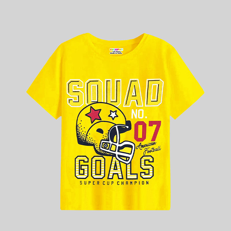 KUCHIPOO Boys Half Sleeves T-Shirts