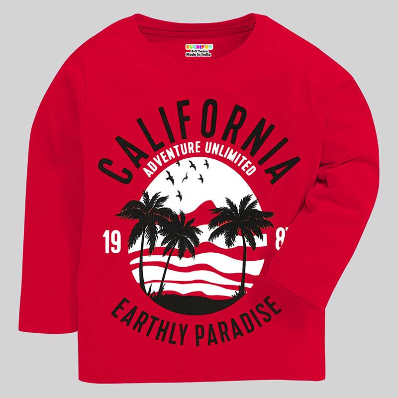 KUCHIPOO Boys Full Sleeves T-Shirts