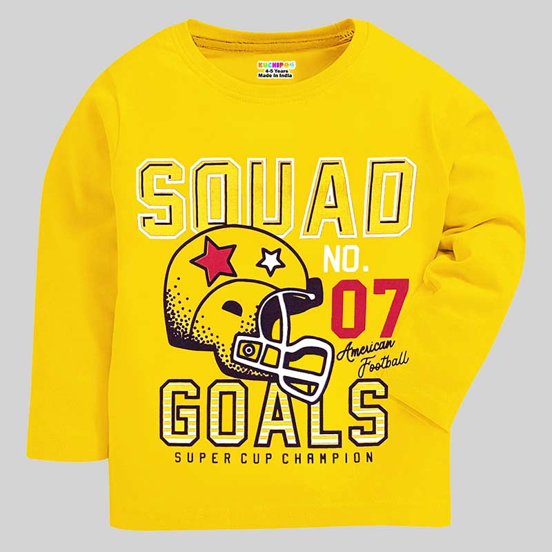 KUCHIPOO Boys Full Sleeves T-Shirts