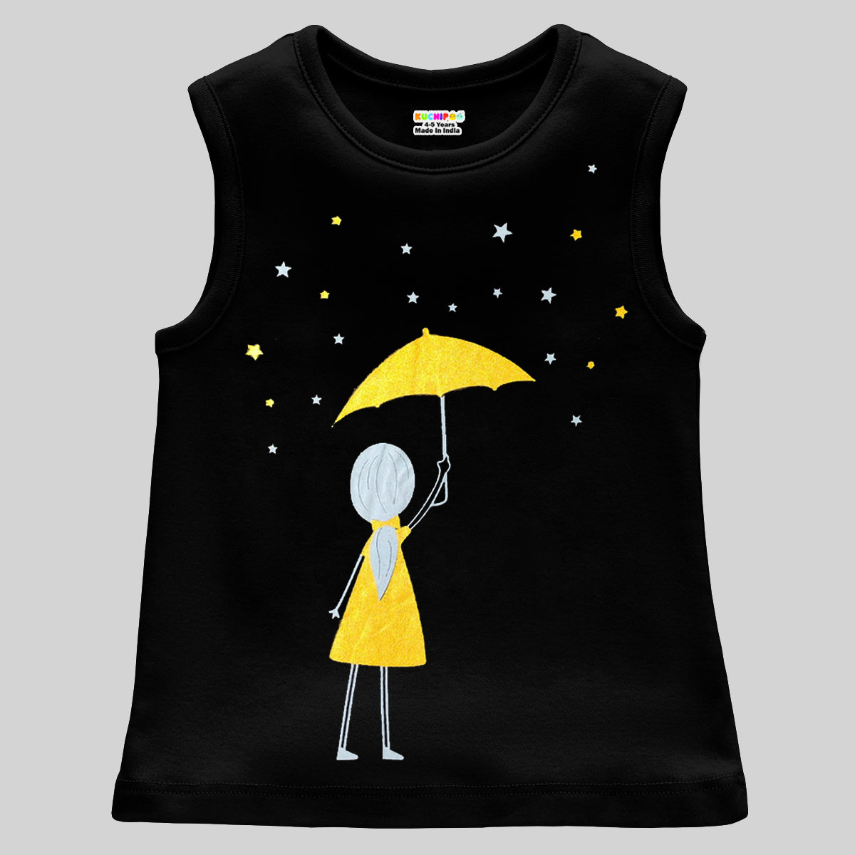 Kuchipoo Girls Sleeveless T-Shirts