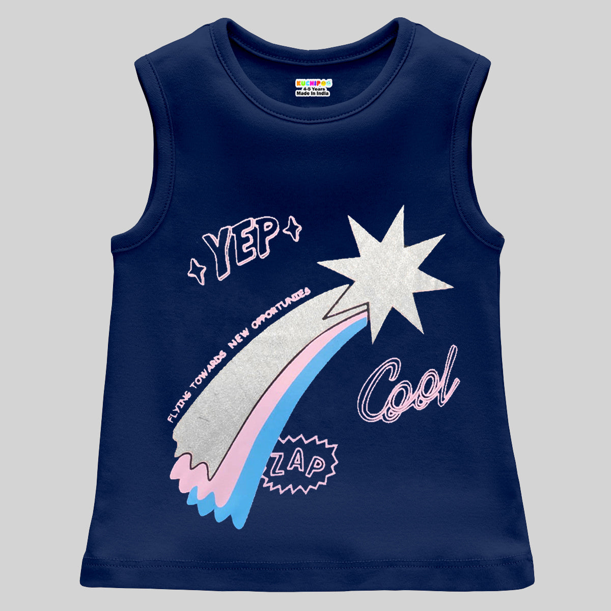 Kuchipoo Girls Sleeveless T-Shirts