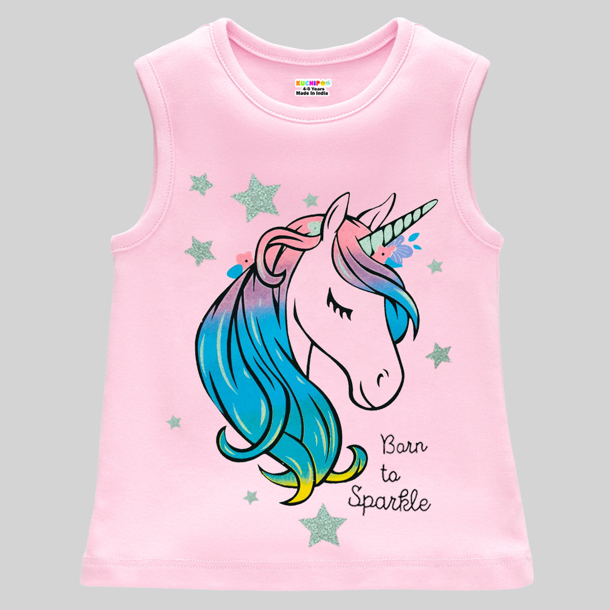 Kuchipoo Girls Sleeveless T-Shirts