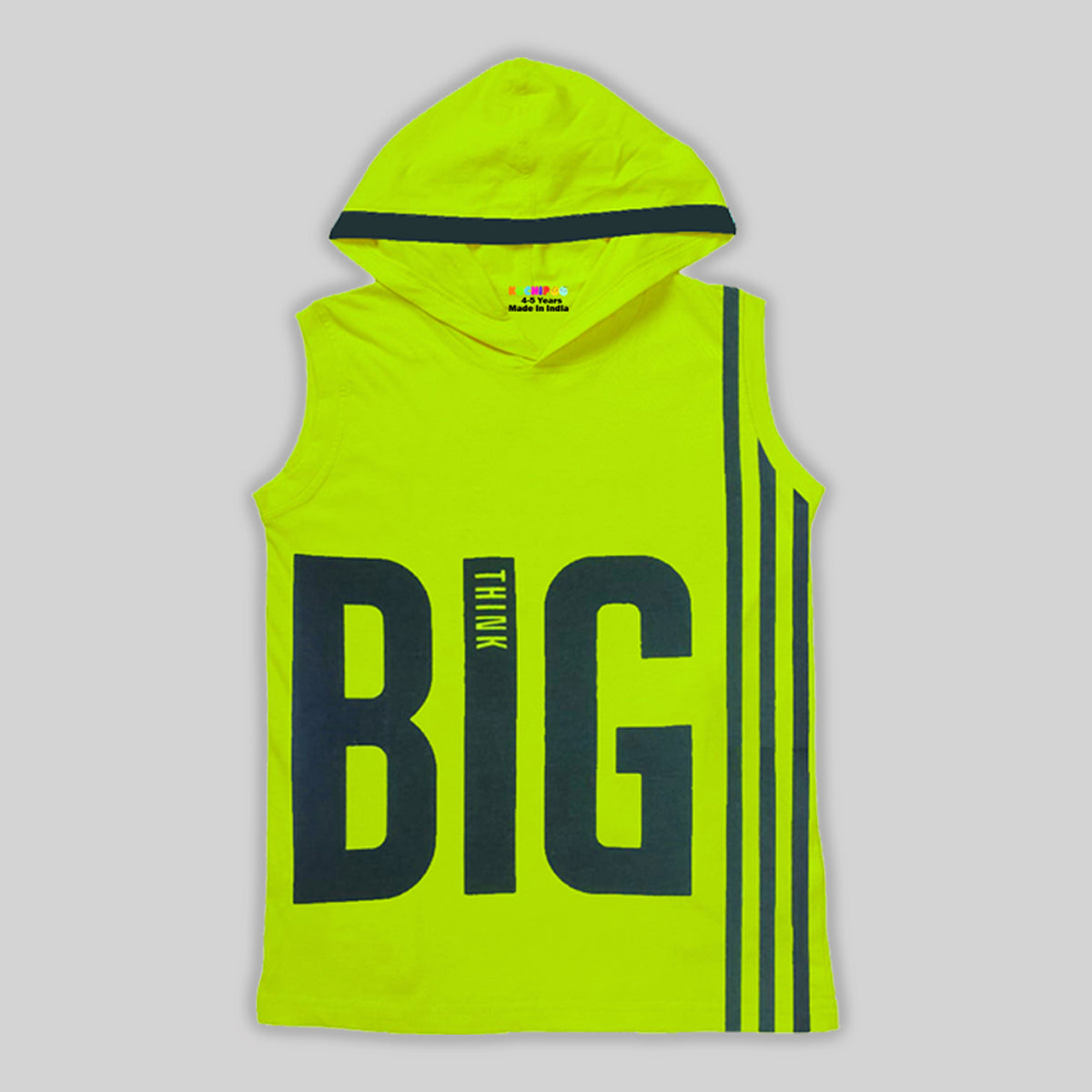 KUCHIPOO Boys Sleeveless Hood T-Shirts