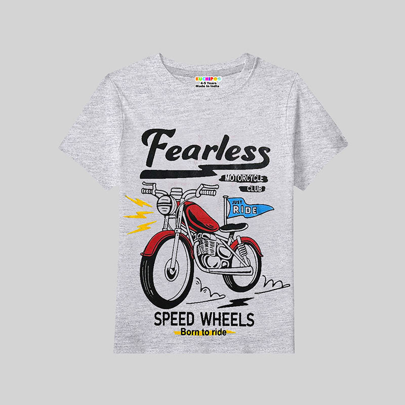 KUCHIPOO Boys Half Sleeves T-Shirts