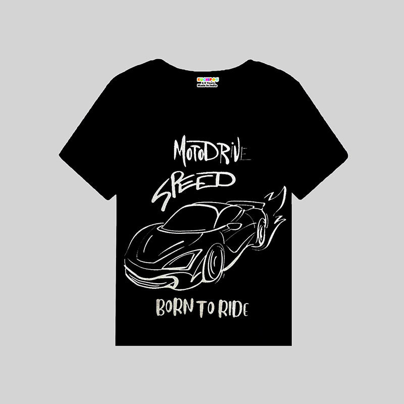 KUCHIPOO Boys Half Sleeves T-Shirts