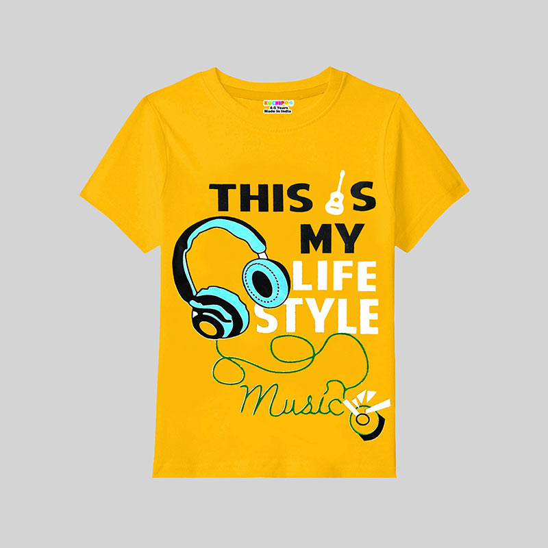 KUCHIPOO Boys Half Sleeves T-Shirts