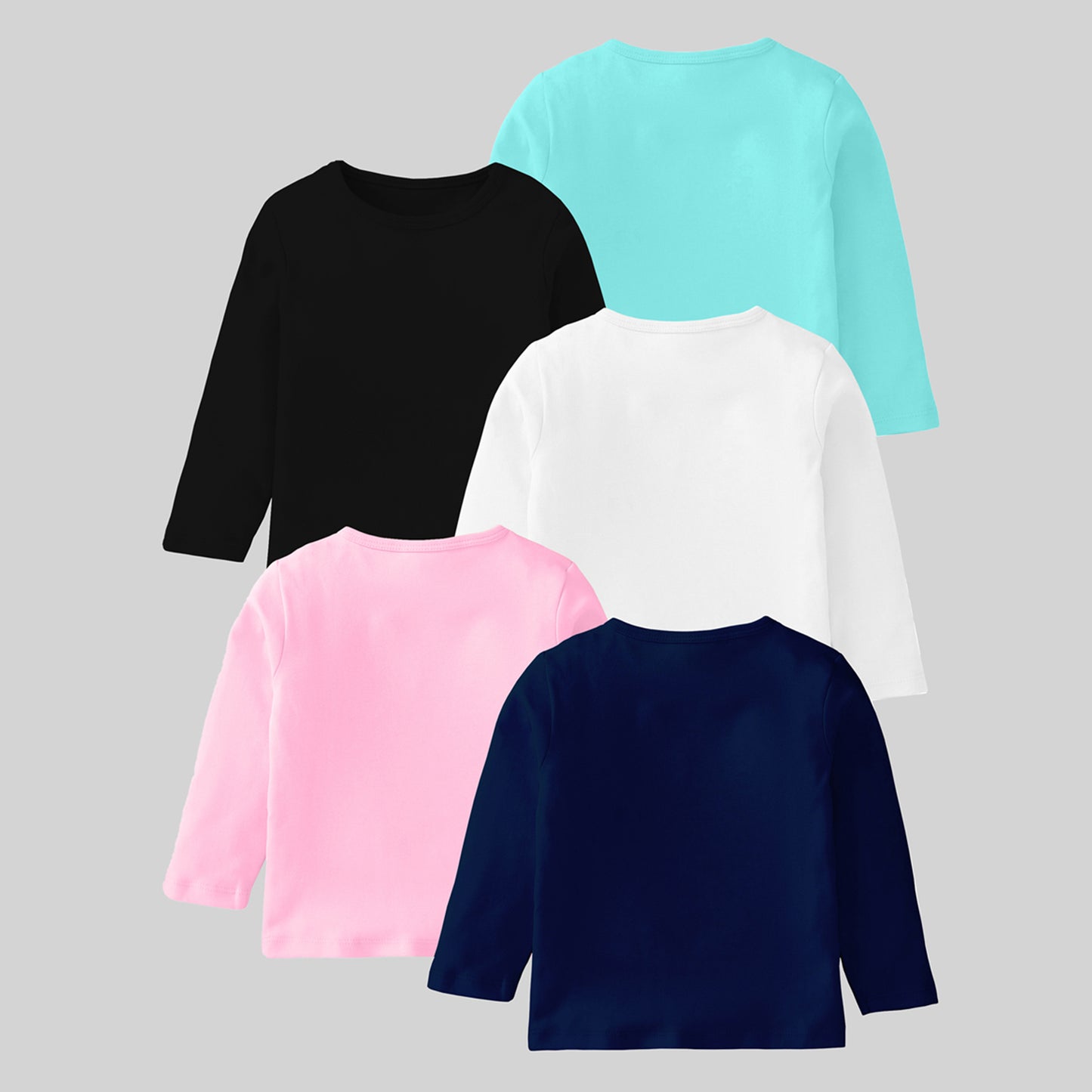 KUCHIPOO Girls Full Sleeves T-Shirts