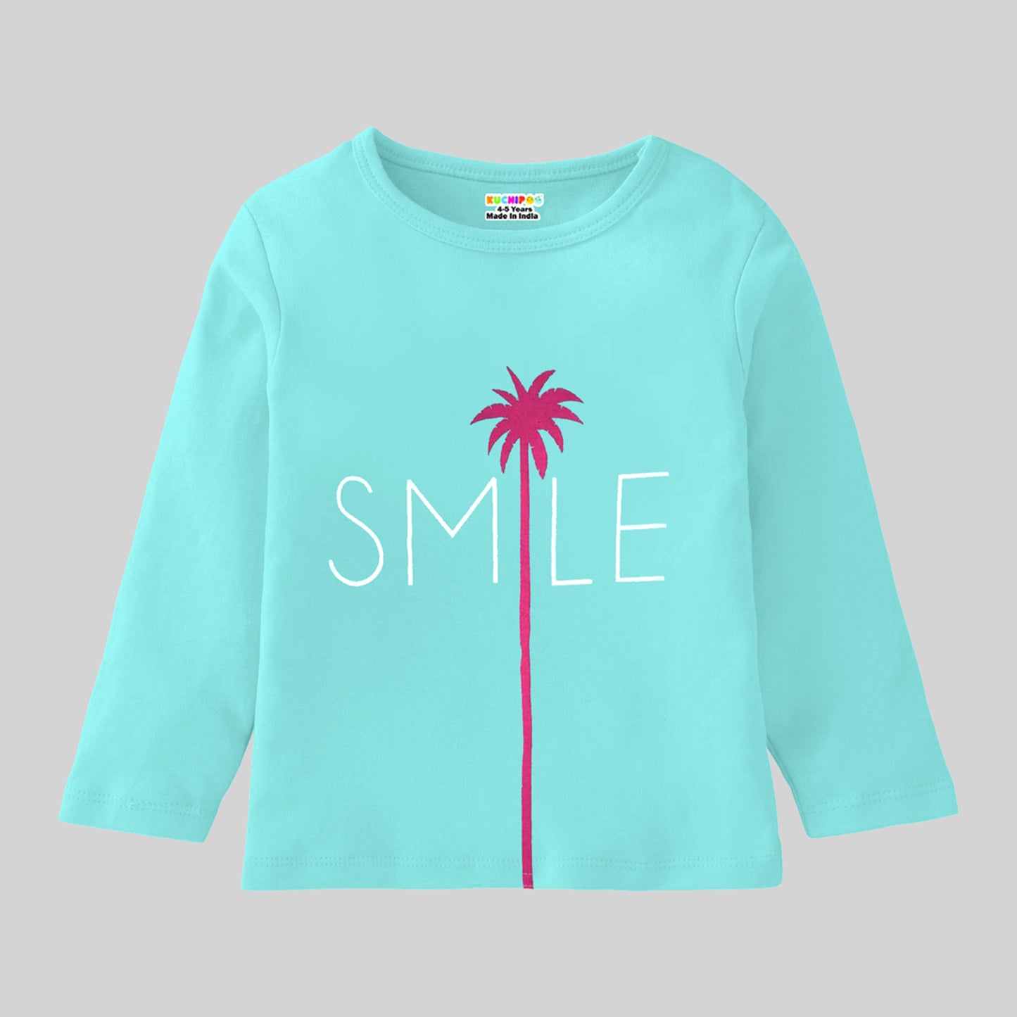 KUCHIPOO Girls Full Sleeves T-Shirts