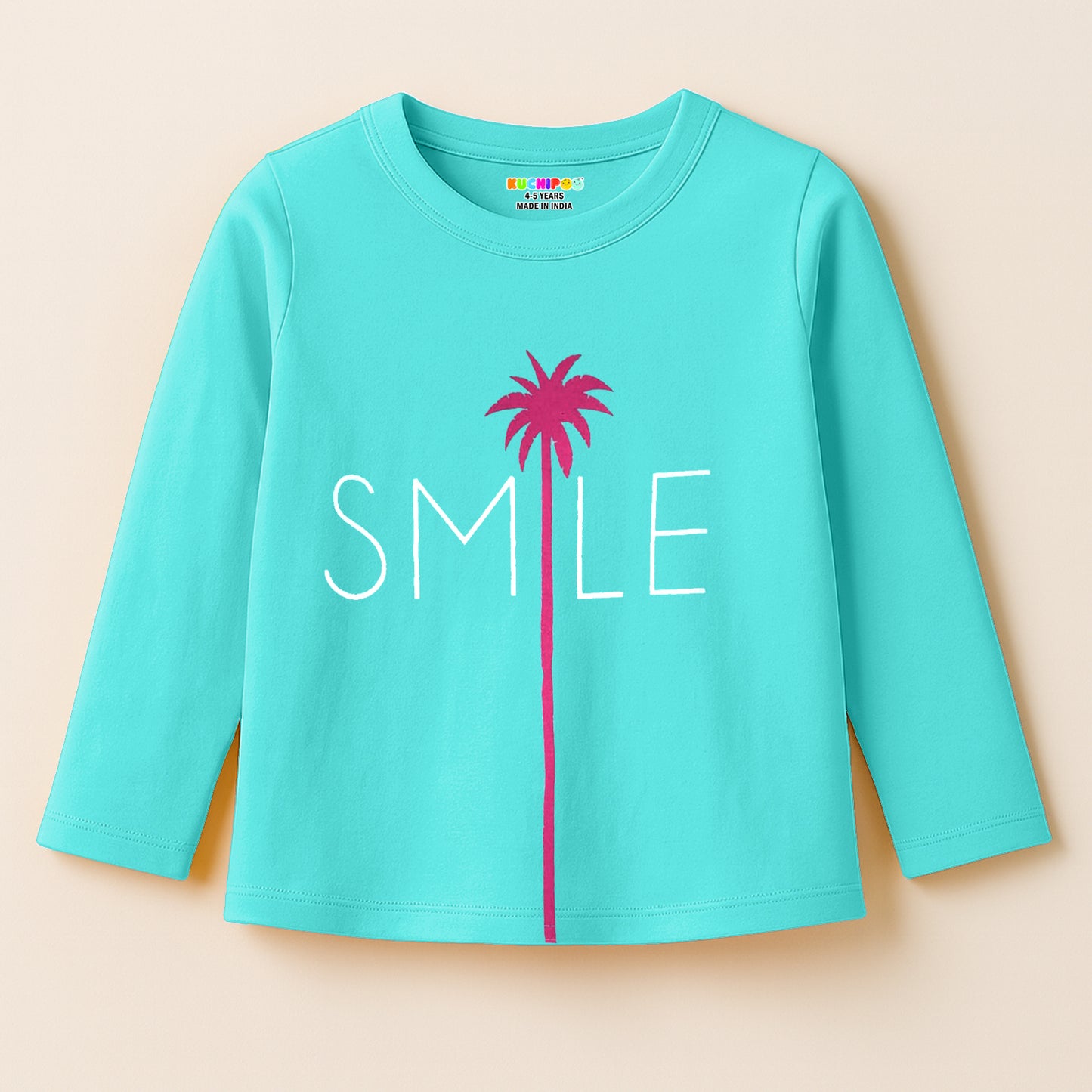 KUCHIPOO Girls Full Sleeves T-Shirts
