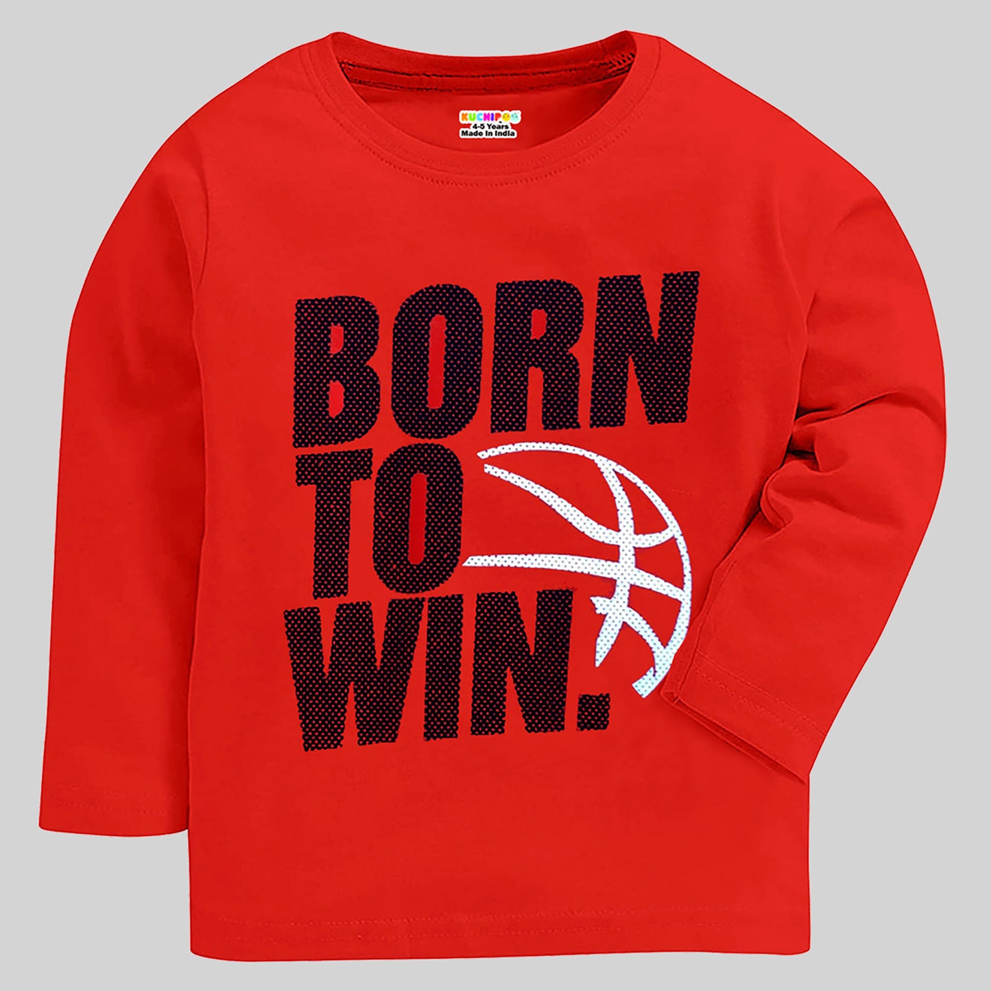 KUCHIPOO Boys Full Sleeves T-Shirts