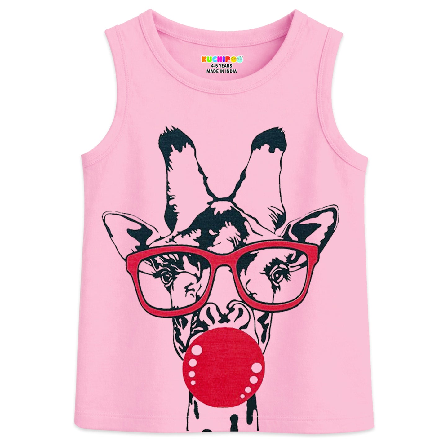 Kuchipoo Girls Sleeveless T-Shirts