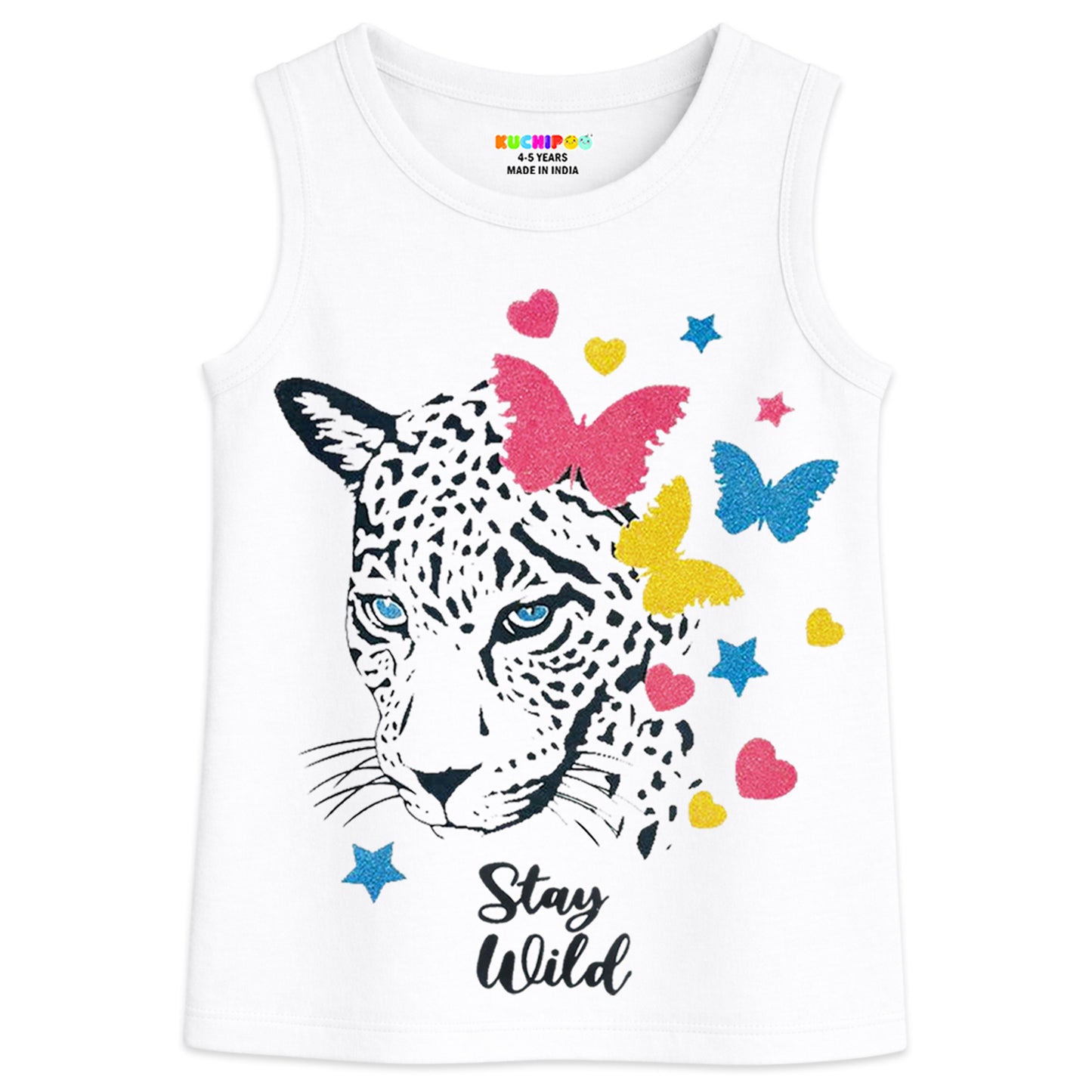 Kuchipoo Girls Sleeveless T-Shirts