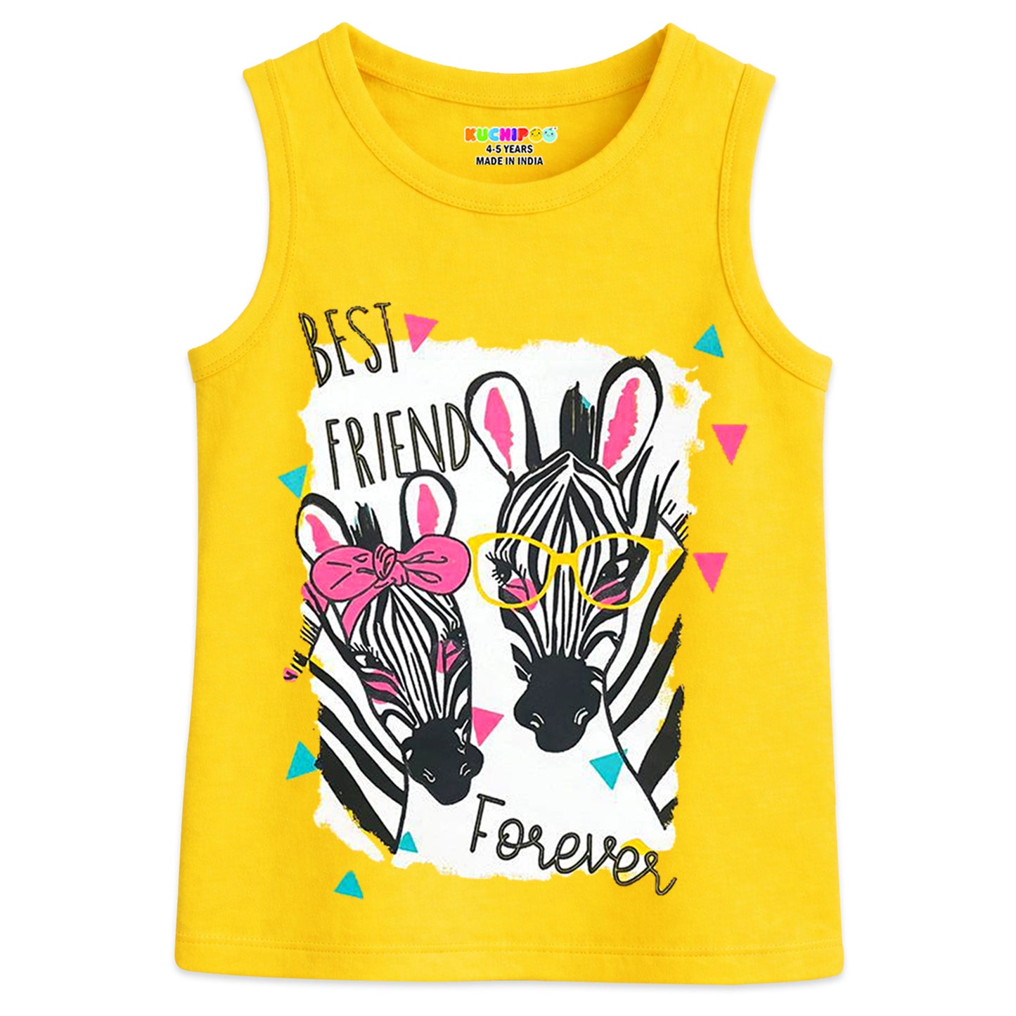 Kuchipoo Girls Sleeveless T-Shirts
