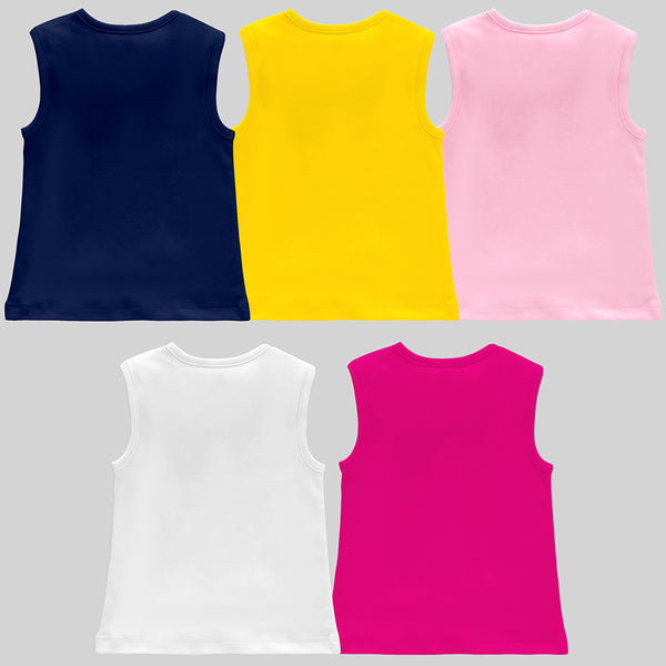 Kuchipoo Girls Sleeveless T-Shirts